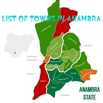 List of Towns in Anambra state