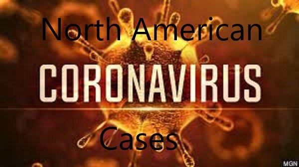 North American countries with coronavirus cases