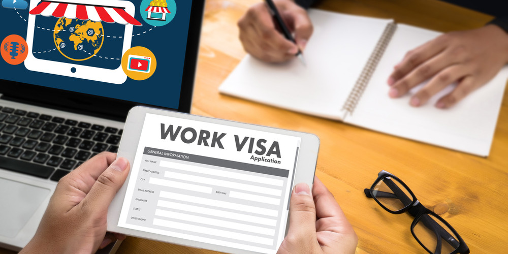 Visual representation of a Work Visa