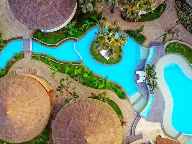 Pool beach seaside Balafon Beach top 40 resorts in West Africa