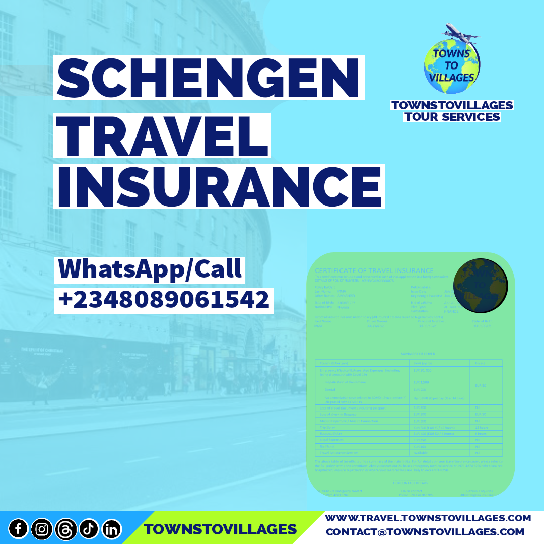 Schengen travel insurance