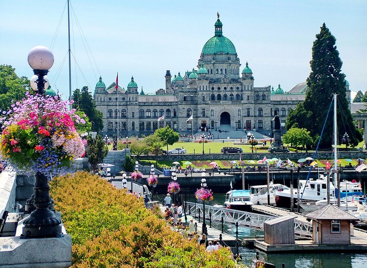Parliament Buildings Victoria in British Columbia